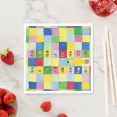 小学校教室児童先生パーティー スタンダードランチョンナプキン (インサイチュ)