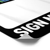 小学校最後の日私のT字の最後のおもしろい日 ポスター (角)