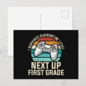 小学校1年生のゲーマー向けの学校用品ギフト ポストカード (正面/裏面)