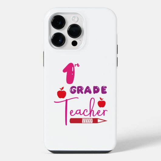 小学校1年生の先生 iPhoneケース (裏面)