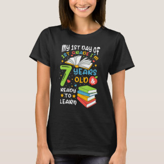 小学校1年生初めての登校、7歳の小学校再会 Tシャツ