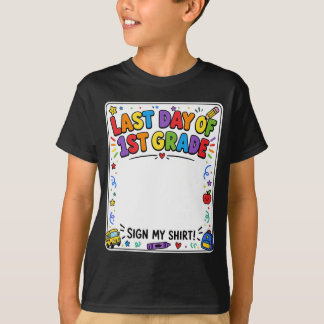小学校1年生 最終日 サインTシャツ Tシャツ