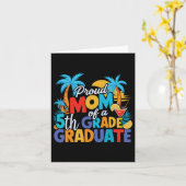 小学校5年生の卒業生の自慢の母　小学校卒業 カード (黄色い花)