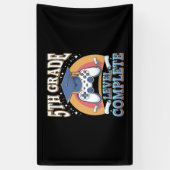 小学校5年生レベルを修了したゲーマー 横断幕 (縦)