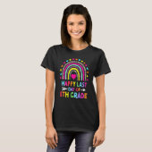 小学校5年生最後の日 先生 生徒 卒業 Tシャツ (正面フル)