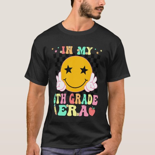 小学校6年生の時代の先生と学生 Tシャツ (正面)