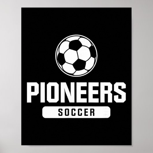 小学校・中学校・高校のサッカーの先駆者 ポスター (正面)