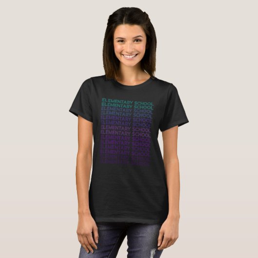 小学校 Tシャツ (正面フル)