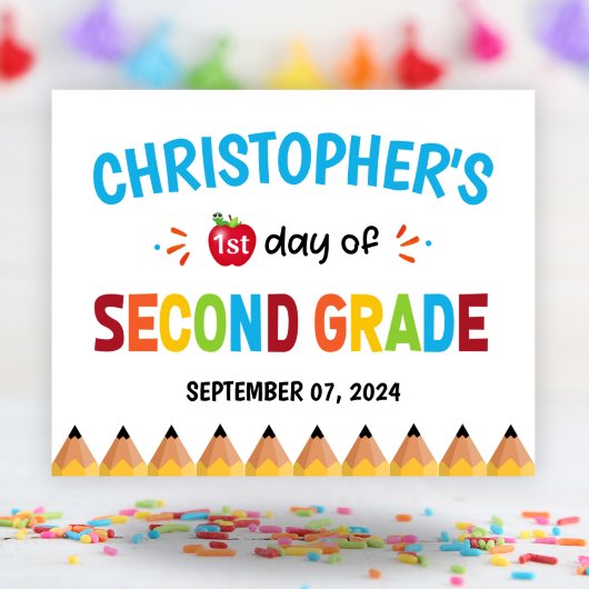 小学生の第1学期2年生 ポスター