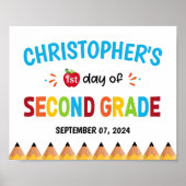 小学生の第1学期2年生 ポスター (正面)