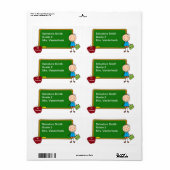 小学生ブックラベル ラベル (フルシート)