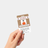 小学生写真ID識別カード バッジ (手持ち)