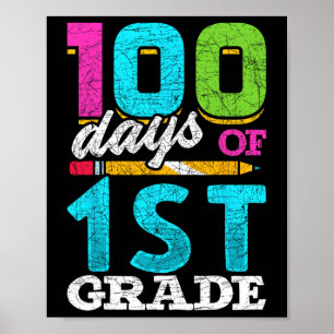 小学生100日目ギフト100学校の日 ポスター