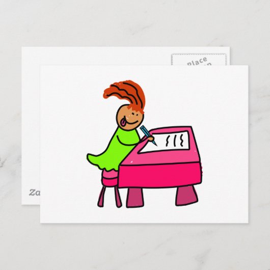 小学生 ポストカード (正面/裏面)