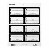 小学生/就学前の子フィールド旅行ラベル ラベル (フルシート)