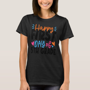 小学生Giの5年生の幸せな初日 Tシャツ