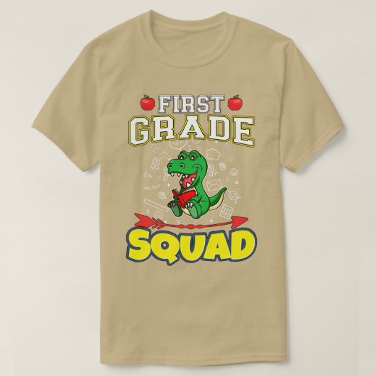 小学1年生おもしろい分小学校 Tシャツ (デザイン正面)