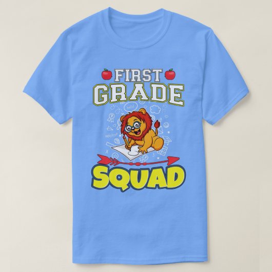 小学1年生おもしろい分小学校 Tシャツ (デザイン正面)