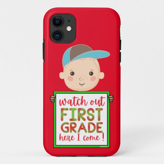 小学1年生が可愛来いおもしろい Case-Mate iPhoneケース (裏面)