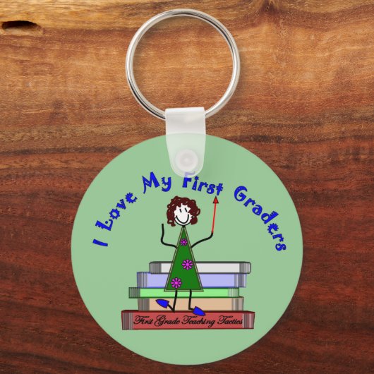 小学1年生が大好き – -先生プレゼント キーホルダー (正面)