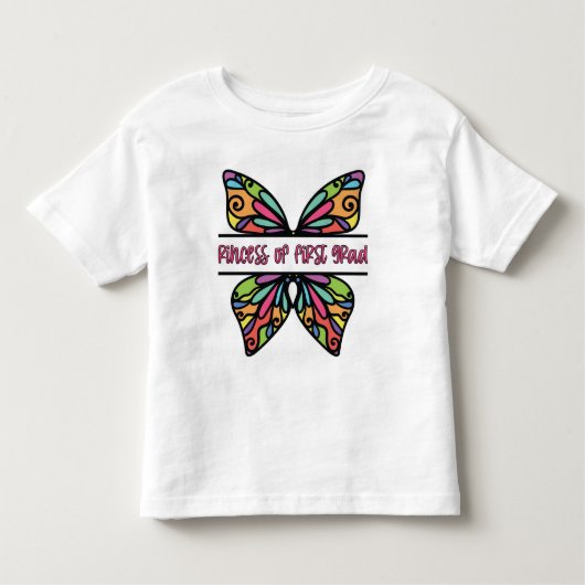 小学1年生のプリンセス トドラーTシャツ (正面)