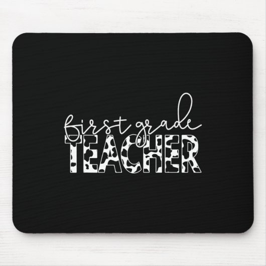 小学1年生の乳房用牛プリント マウスパッド (正面)