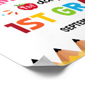 小学1年生の女子1日目 ポスター (角)