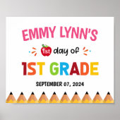 小学1年生の女子1日目 ポスター (正面)