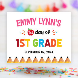 小学1年生の女子1日目 ポスター