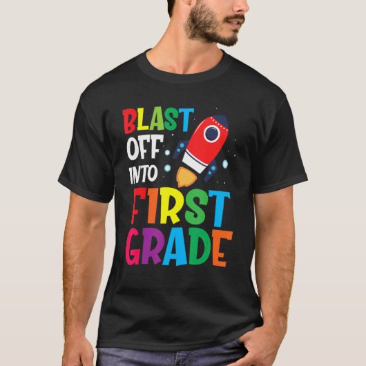 小学1年生の子どもたちを爆破する Tシャツ (正面)