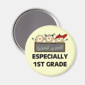 小学1年生クールはTシャツとギフト マグネット (正面/裏面)