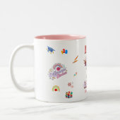 小学1年生先生ダビングユニコーン ツートーンマグカップ (左)