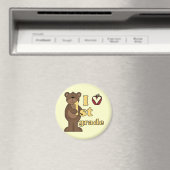 小学1年Tシャツとギフトが大好き マグネット (インサイチュ (食洗機))