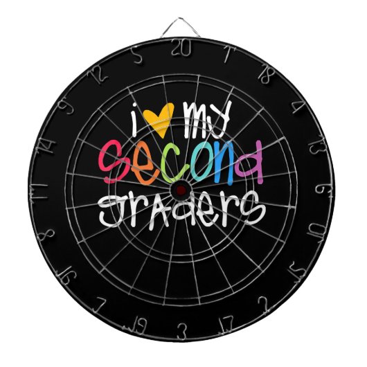 小学2年生が大好きな2年生の先生シャツ ダーツボード (正面)