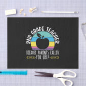 小学2年生が大好きな2年生の先生シャツ 薄葉紙 (クラフト)