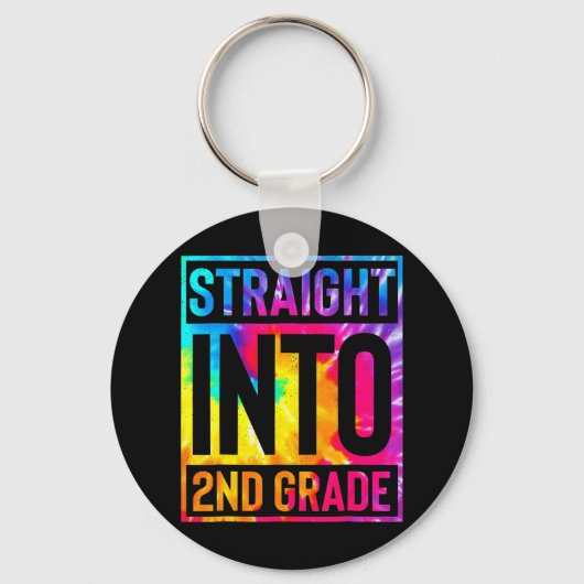 小学2年生の女の子に戻る学校の1日目 キーホルダー (正面)