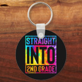 小学2年生の女の子に戻る学校の1日目 キーホルダー (正面)