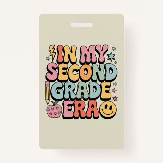 小学2年生の時代に戻ってきたわ！ バッジ (正面)