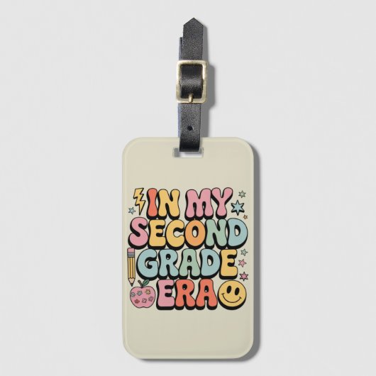 小学2年生の時代に戻ってきたわ！ ラゲッジタグ (正面縦)