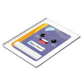 小学3年生のためのユーモアあふれる顔のノート ノートブック (左側)