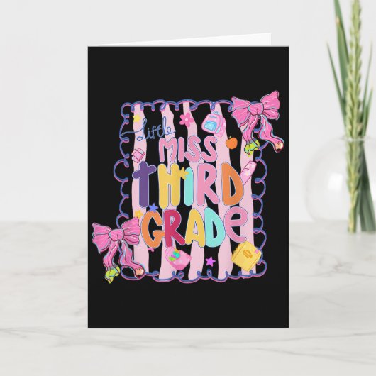 小学3年生の初日 コケティ カード (正面)