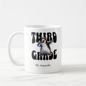 小学3年生先生ダビングペンギン コーヒーマグカップ (左)