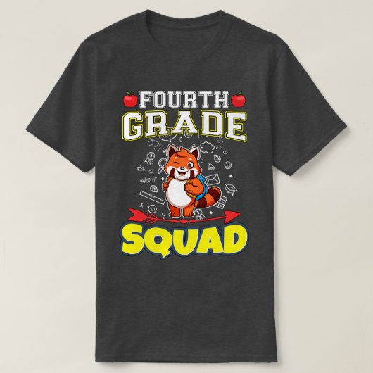 小学4年おもしろい分小学校 Tシャツ (デザイン正面)