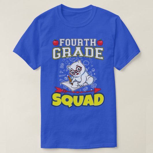 小学4年おもしろい分小学校 Tシャツ (デザイン正面)