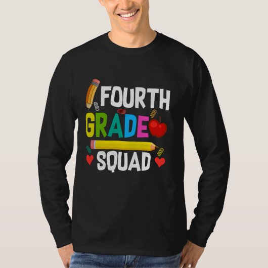 小学4年生先生生戻る日 Tシャツ (正面)