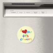 小学4年生Tシャツとギフトが大好き マグネット (インサイチュ (食洗機))