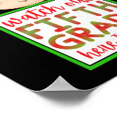 小学5年生を見てかわいい来よおもしろい ポスター (角)