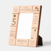 小学5年生フォトフォトカスタム レーザー彫刻フレーム (左)