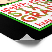 小学6年生が可愛来いおもしろい ポスター (角)