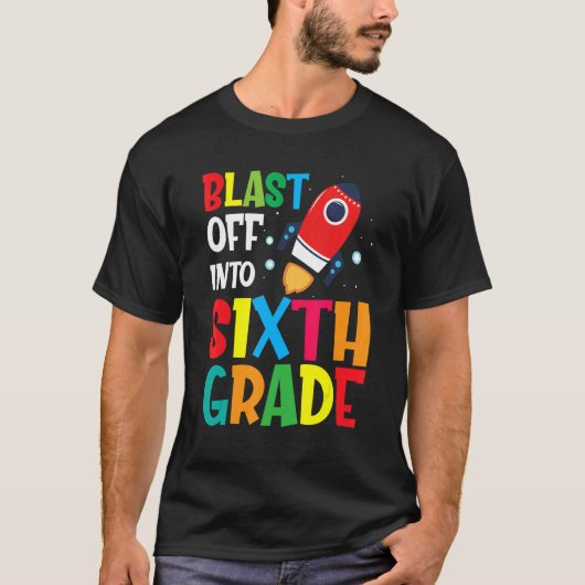 小学6年生の子どもたちを爆破する Tシャツ (正面)